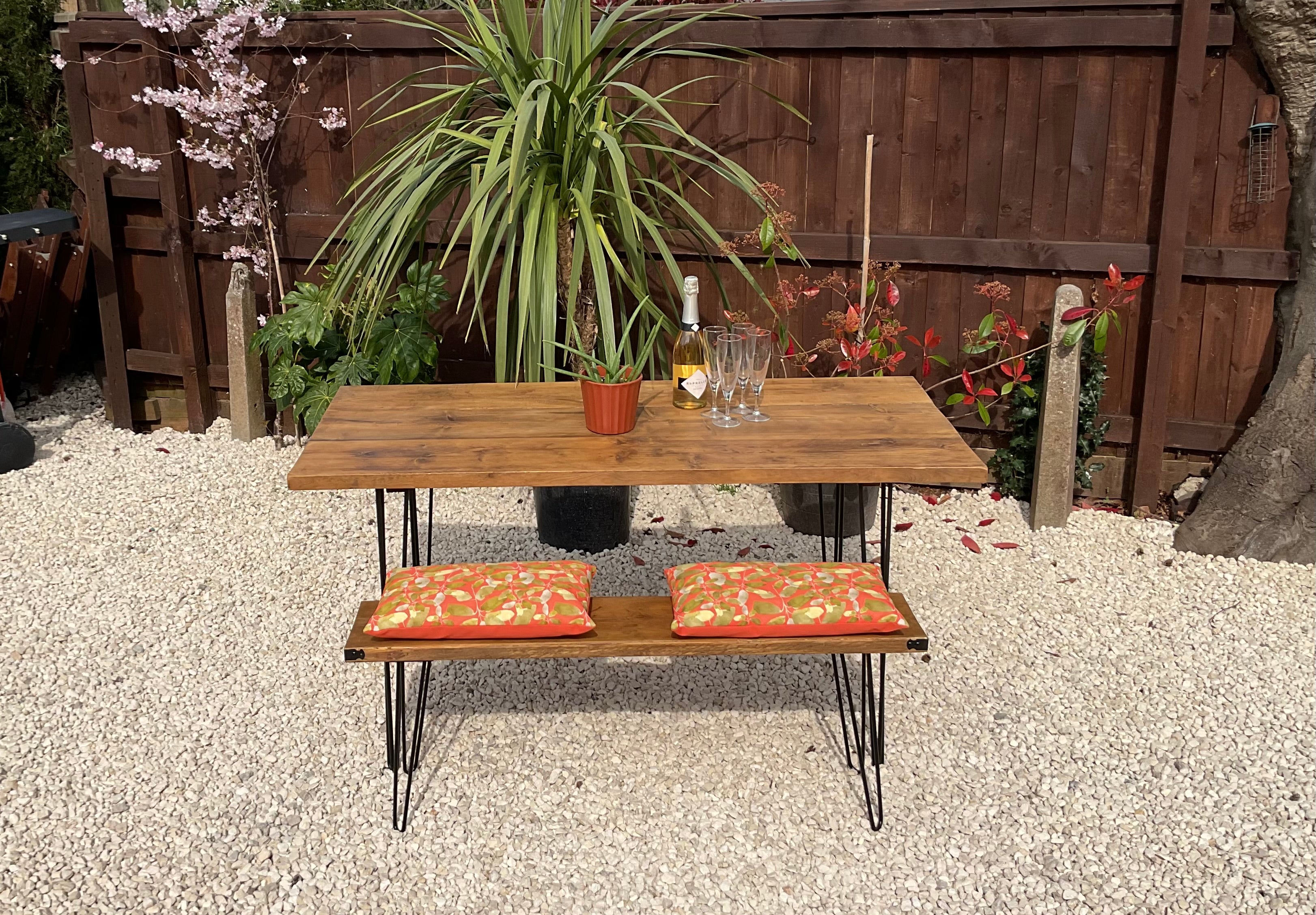 Garden Table and bench set